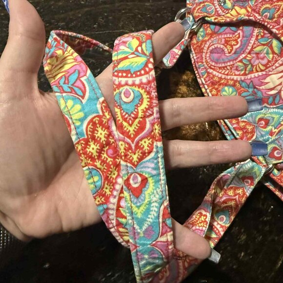 Vera Bradley Glenna Shoulder Bag in Retired Print Paisley in Paradise EUC - Picture 8 of 16